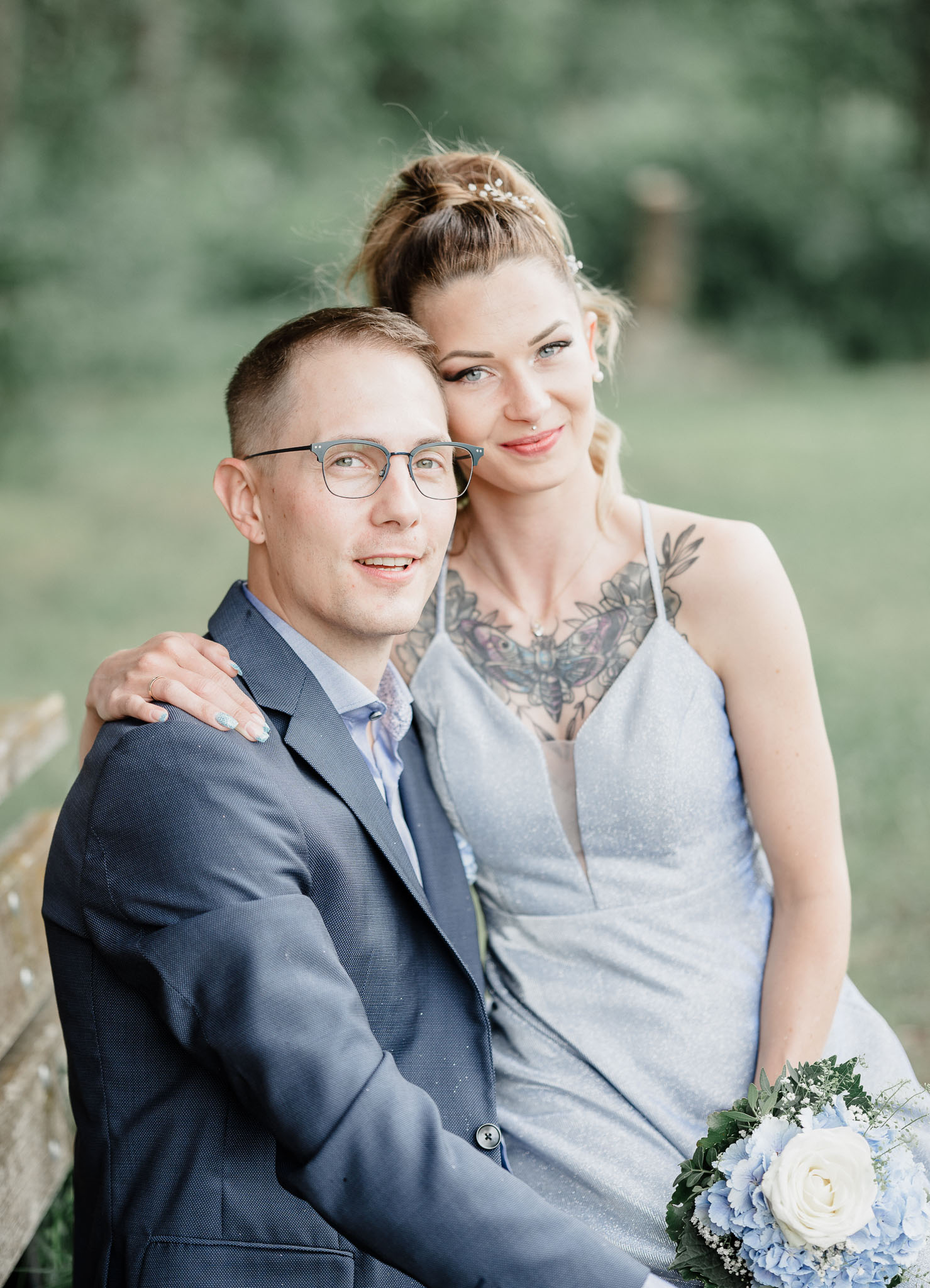 Brautpaarshooting in Meitingen am See Pröllweiher