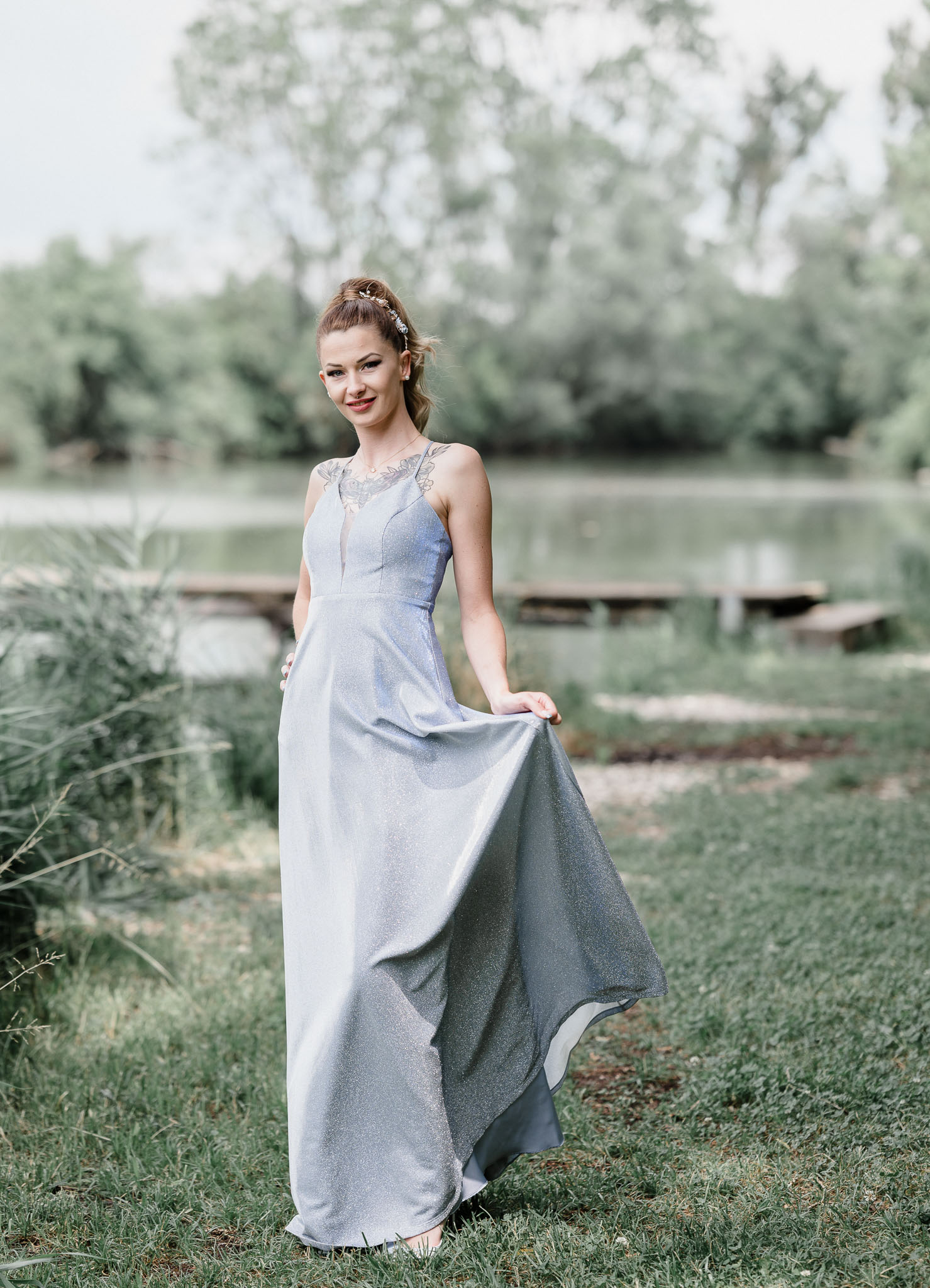 Hochzeitsfotos am idyllischen Pröllweiher in Meitingen